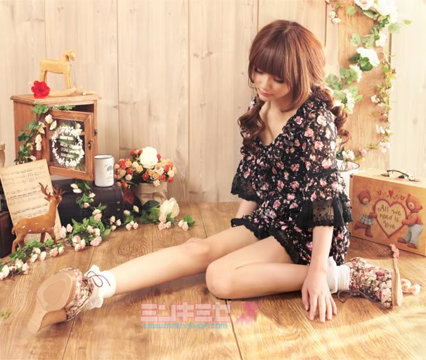 Floral Lace Jumpsuit Dress